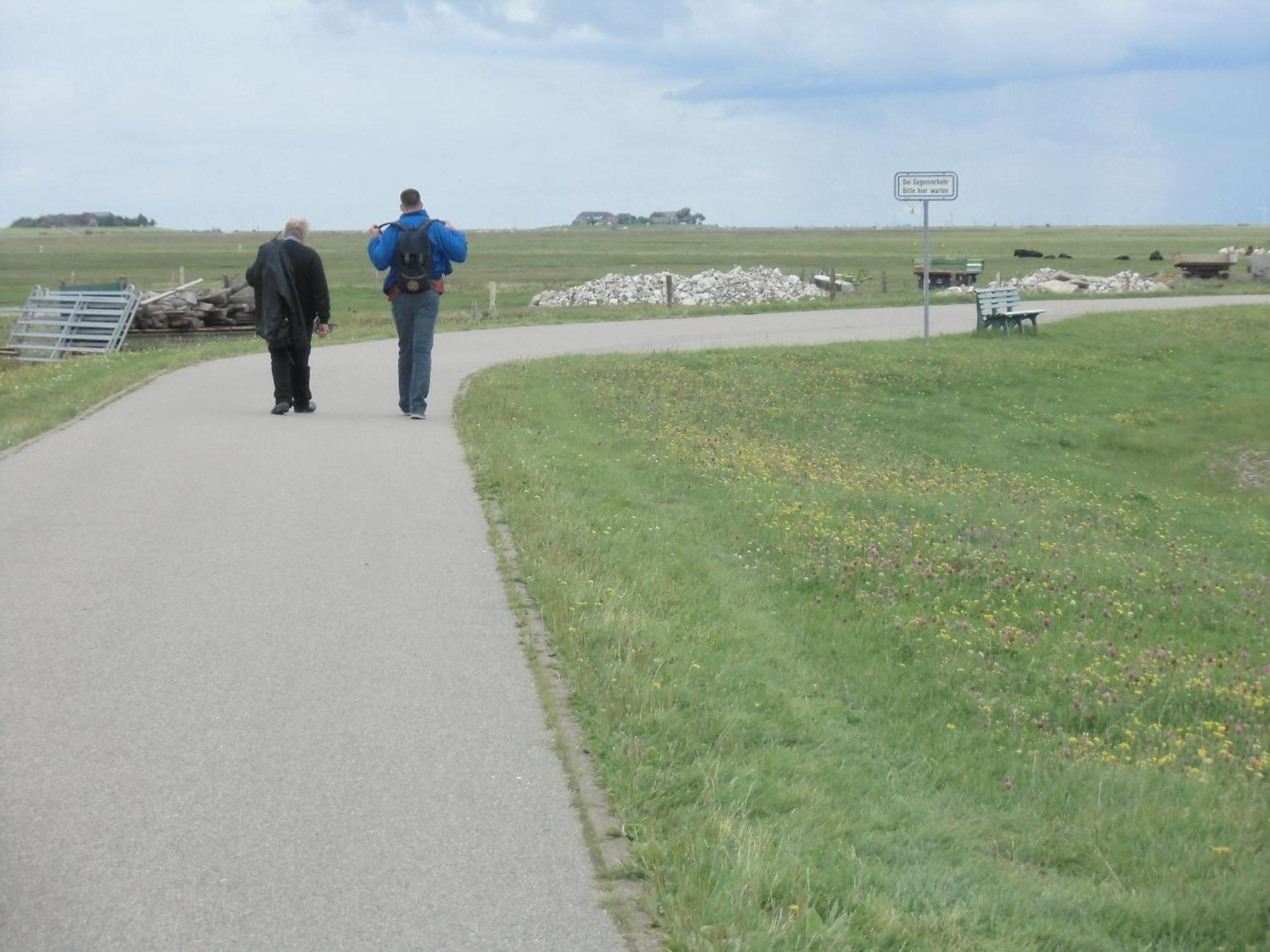 Haus Halligblick, Ferienwohnungen Am Wattenmeer, Whg Hamburger Hallig Dagebüll Zewnętrze zdjęcie